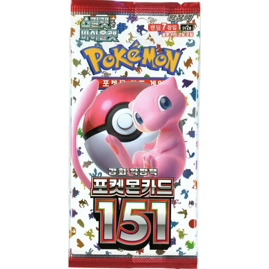 151 SV2A Korean Pokemon Card TCG sealed booster pack - GeekPeek