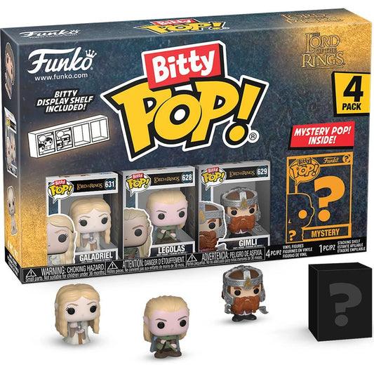PRE-ORDER: The Lord of the Rings Galadriel Funko Bitty Pop! Mini-Figure 4-Pack - GeekPeek