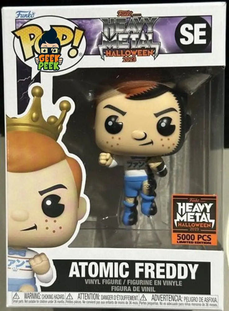 Atomic Freddy (Retro Comic) Funko Pop! - Heavy Metal Halloween 2023 Exclusive LE5000 Pcs - Condition - GeekPeek