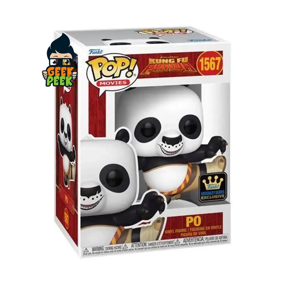 Chance of a Chase - Kung Fu Panda DreamWork's 30th Anniversary Po Funko Pop! Vinyl Figure #1567 - GeekPeek