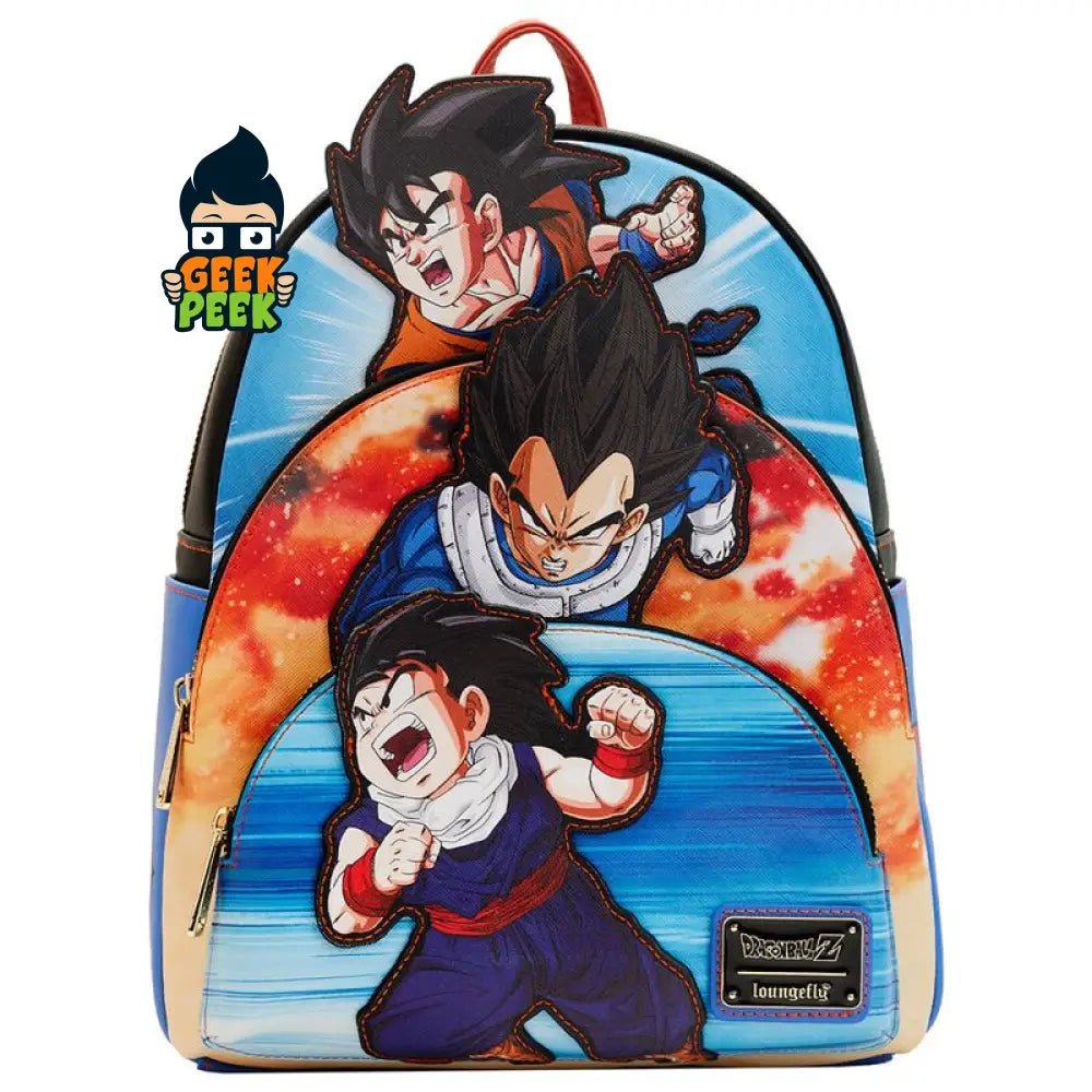 Dragon Ball Z Loungefly Trio Backpack 31cm - GeekPeek