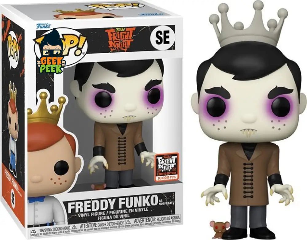 Freddy Funko as Nosferatu - #SE - Funko Pop! - Funko Limited 10,000 Pieces Exclusive - GeekPeek