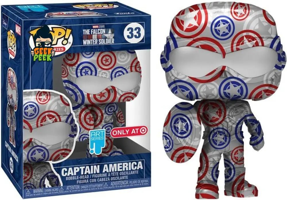 Funko Pop! Art Series: Captain America (Falcon) #33 - GeekPeek