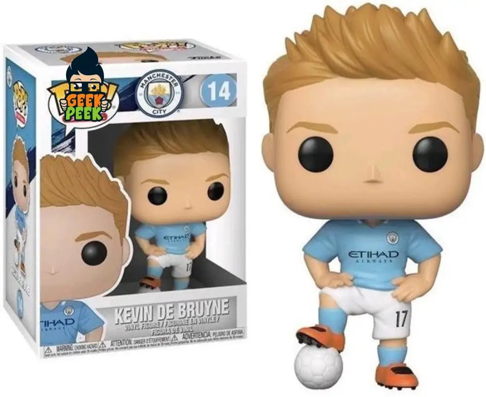 Funko Pop! Football (Soccer): Kevin De Bruyne #14 - GeekPeek