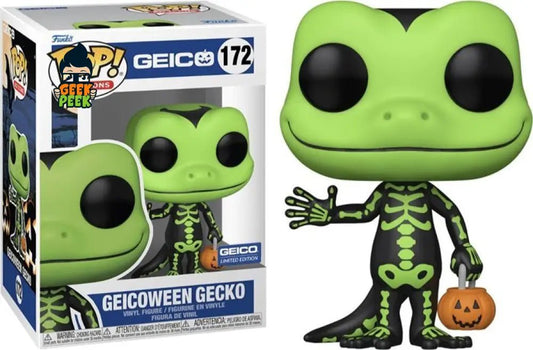 Funko Pop • GEICOween Gecko (Green) • Glow #172 - GeekPeek