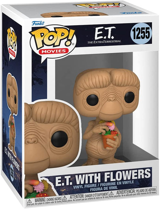 Funko Pop! Movies: E.T.The Extra - Terrestrial - E.T. with Flowers - GeekPeek