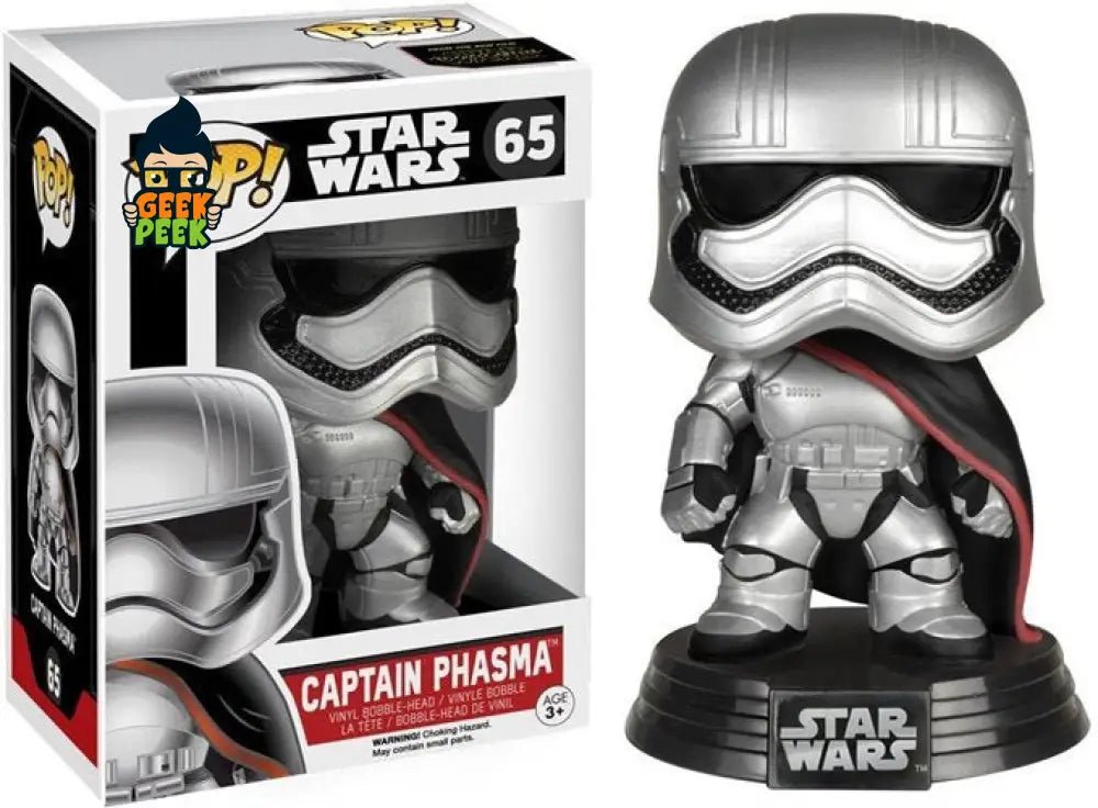 Funko Pop: Star Wars: Captain Phasma (Force Awakens) #65 - GeekPeek