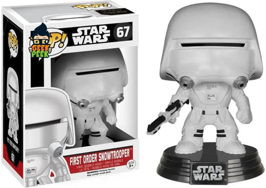 Funko Pop: Star Wars: First Order Snowtrooper (Force Awakens) #67 - GeekPeek