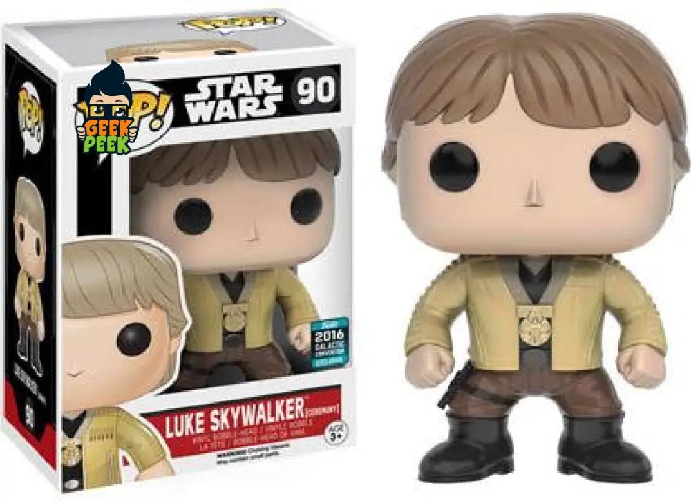 Funko Pop: Star Wars: Luke Skywalker (Ceremony) #90 - GeekPeek
