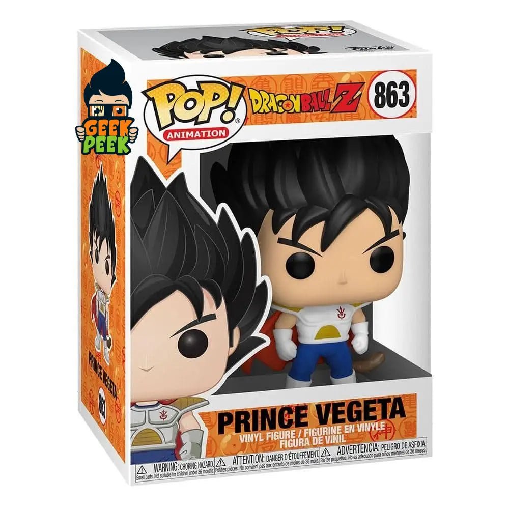 Funko Pop! Vinyl Animation Dragon Ball Z Prince Vegeta #863 - GeekPeek