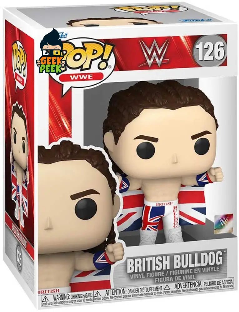 FUNKO POP WWE: BRITISH BULLDOG - GeekPeek