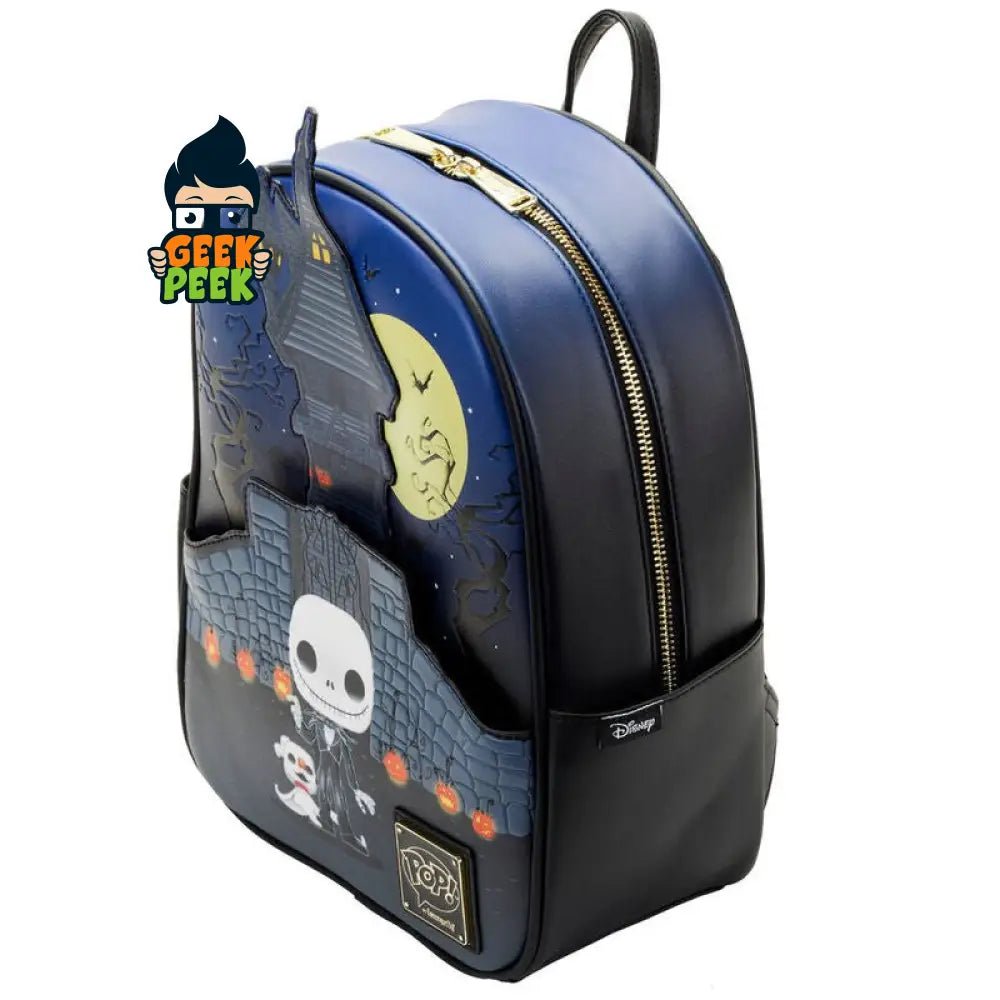 Loungefly Disney Nightmare Before Christmas Jack Skellington backpack 30cm - GeekPeek