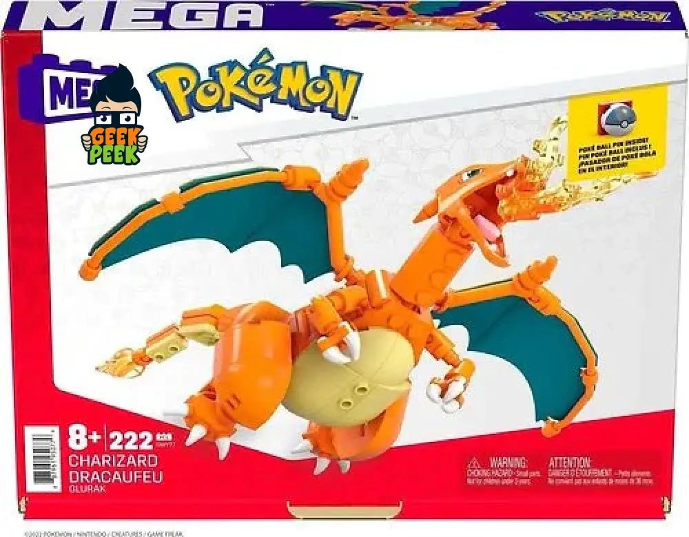 MEGA Pokémon Charizard Action Figure Building Set - GeekPeek