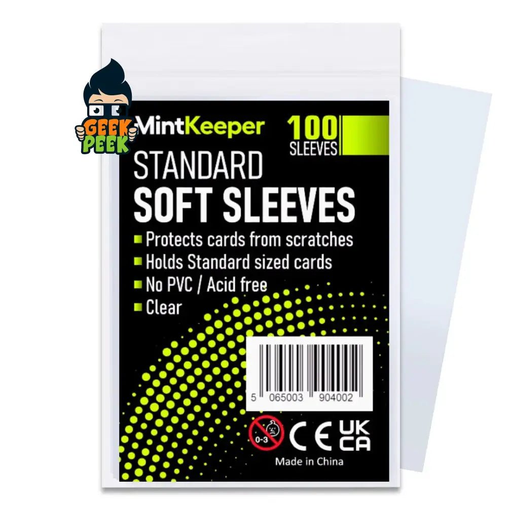 MintKeeper Standard Soft Card Sleeves (1 Pack) - GeekPeek