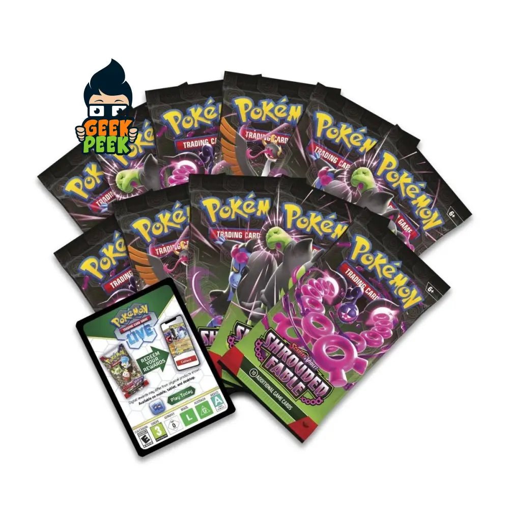 Pokémon TCG: Scarlet & Violet - Shrouded Fable Pokémon Center Elite Trainer Box - GeekPeek