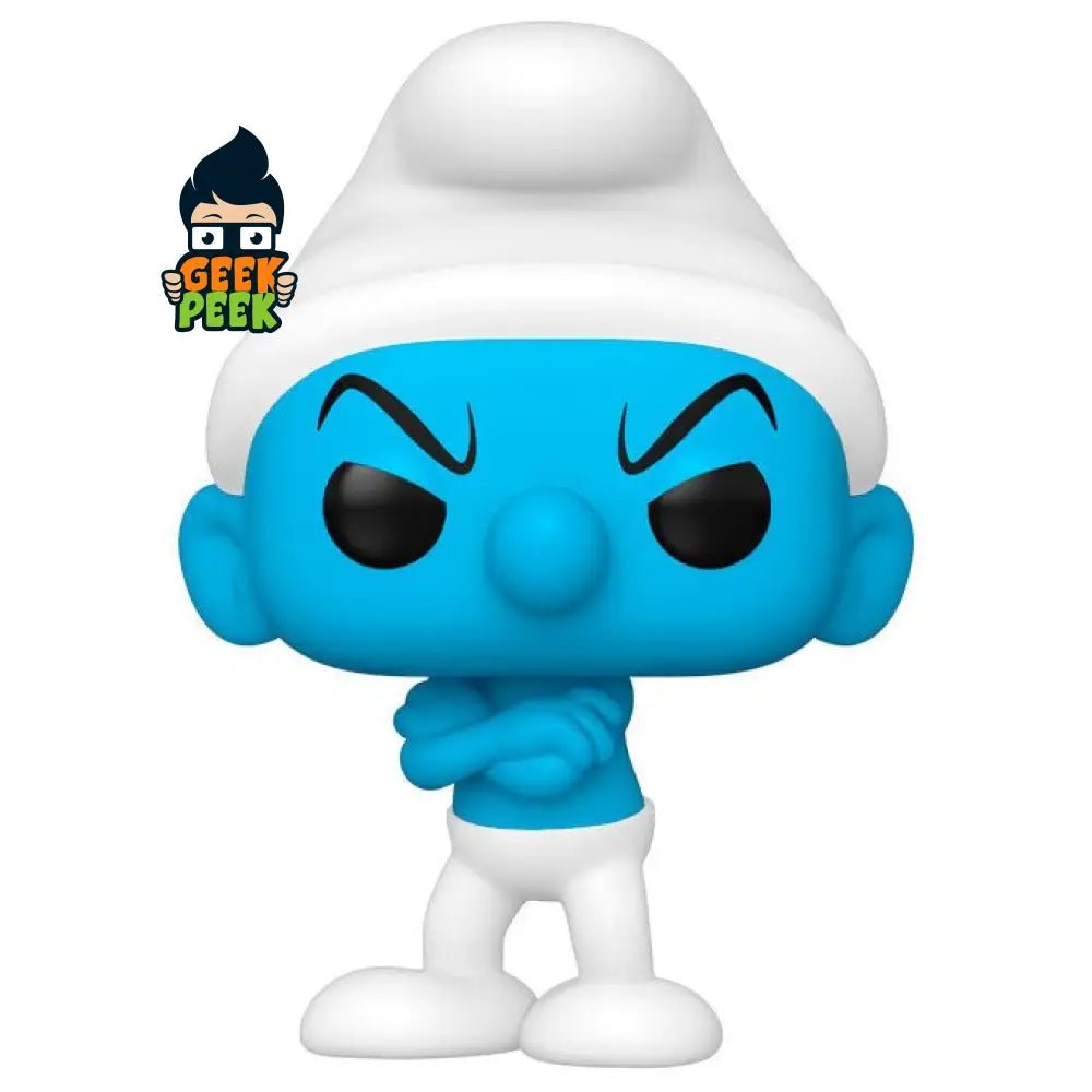 POP Figure The Smurfs Grouchy Smurf - GeekPeek