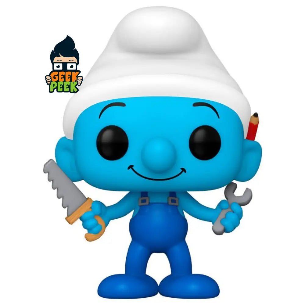 POP Figure The Smurfs Handy Smurf - GeekPeek