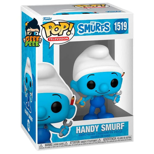 POP Figure The Smurfs Handy Smurf - GeekPeek