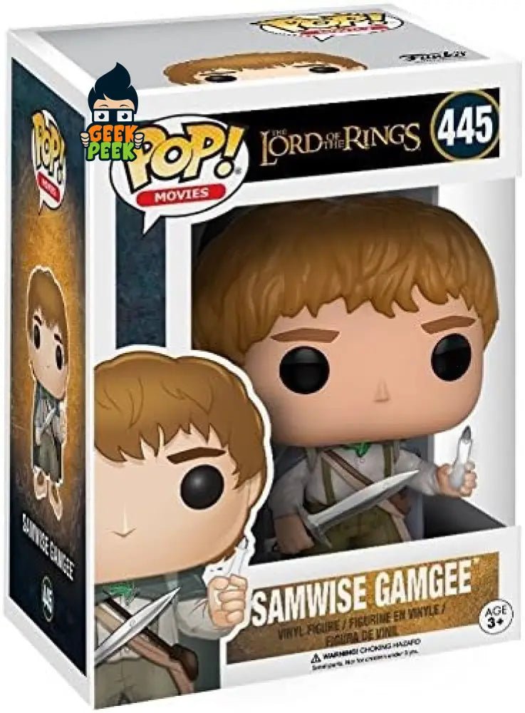 Samwise Gamgee 445 Lord Of The Rings Funko Pop Vinyl - Glow in the dark - GeekPeek
