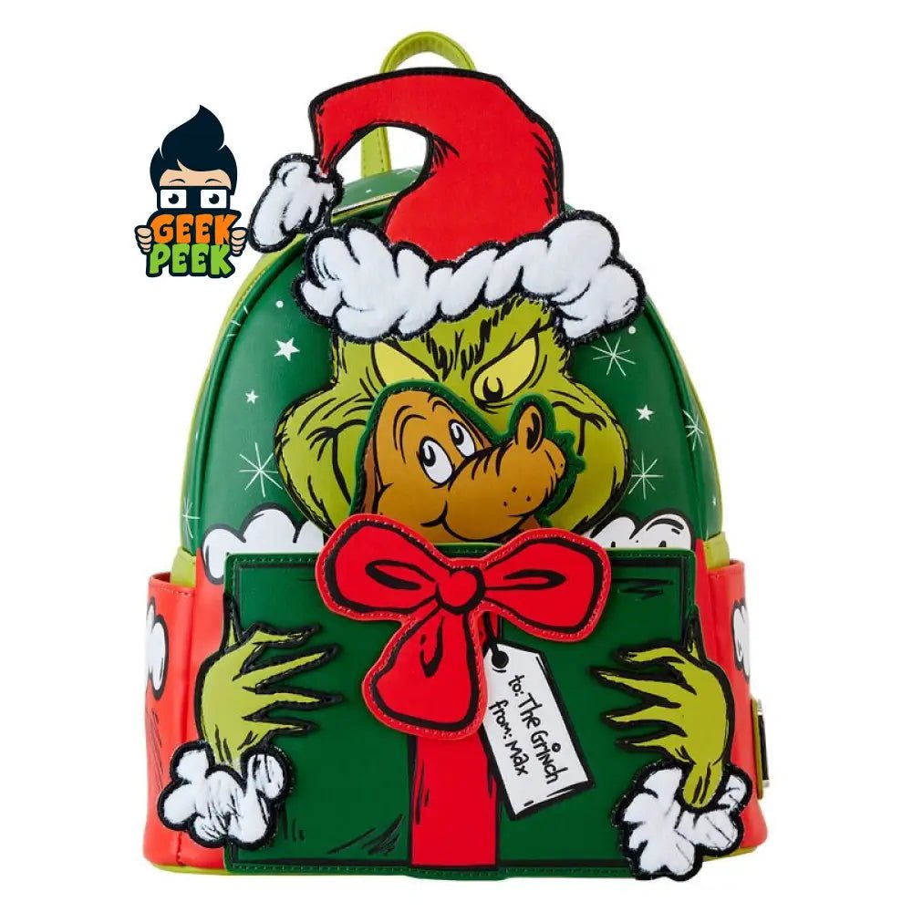 Santa Backpack How the Grinch Stole Christmas! Dr. Seuss Loungefly 26cm - GeekPeek