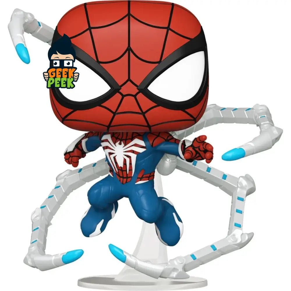 Spider - Man 2 Game Peter Parker Advanced Suit 2.0 Funko Pop! Vinyl Figure #971 - GeekPeek