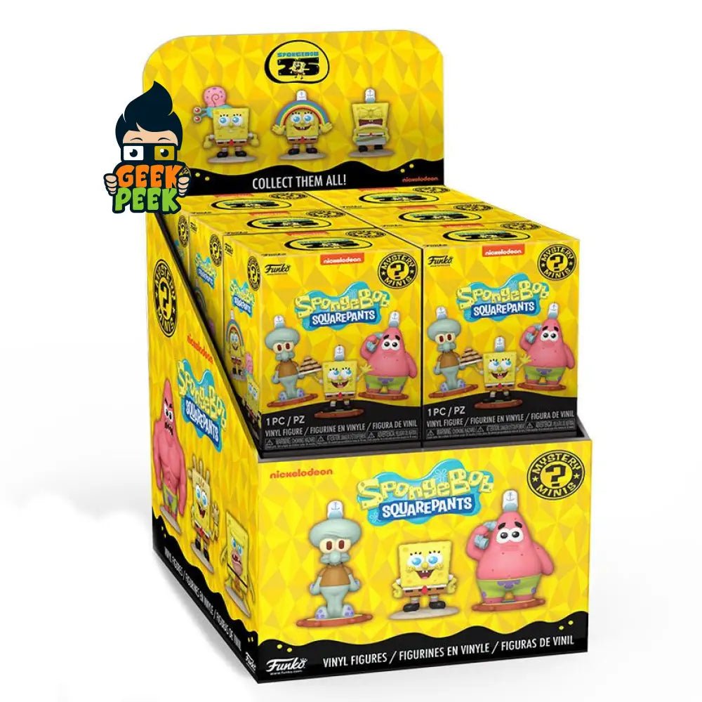 SpongeBob SquarePants 25th Anniversary Funko Mystery Minis Mini - Figure - GeekPeek