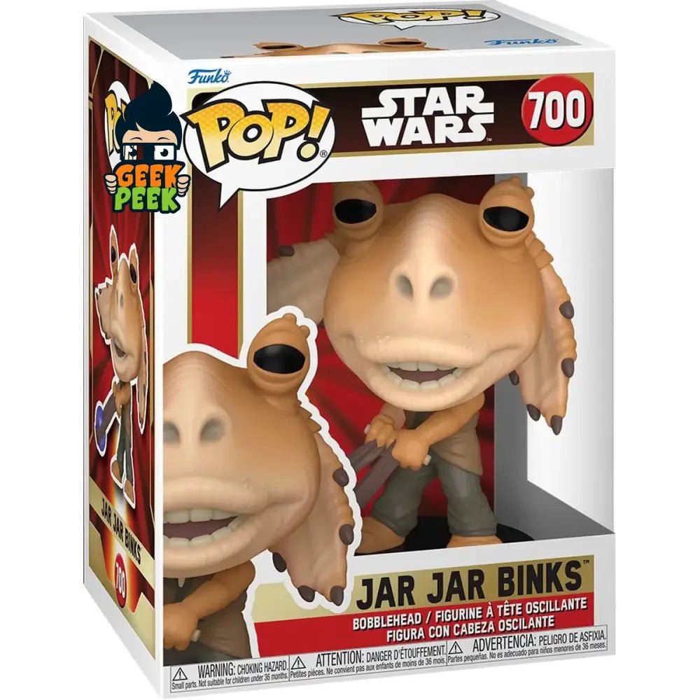 Star Wars: Episode I - The Phantom Menace Jar Jar Binks with Booma Balls Funko Pop! Vinyl Figure #700 - GeekPeek