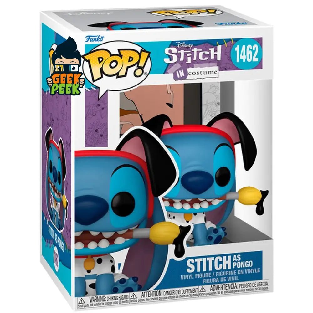 Stitch as Pongo #1462 Funko Pop! Stitch in Costume - GeekPeek