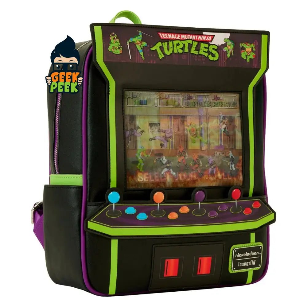 Teenage Mutant Ninja Turtles 40th Anniversary Vintage Arcade Mini - Backpack - GeekPeek