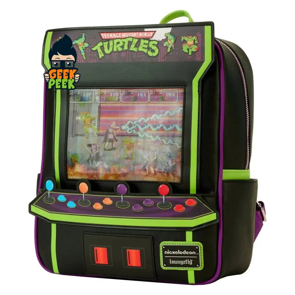Teenage Mutant Ninja Turtles 40th Anniversary Vintage Arcade Mini - Backpack - GeekPeek