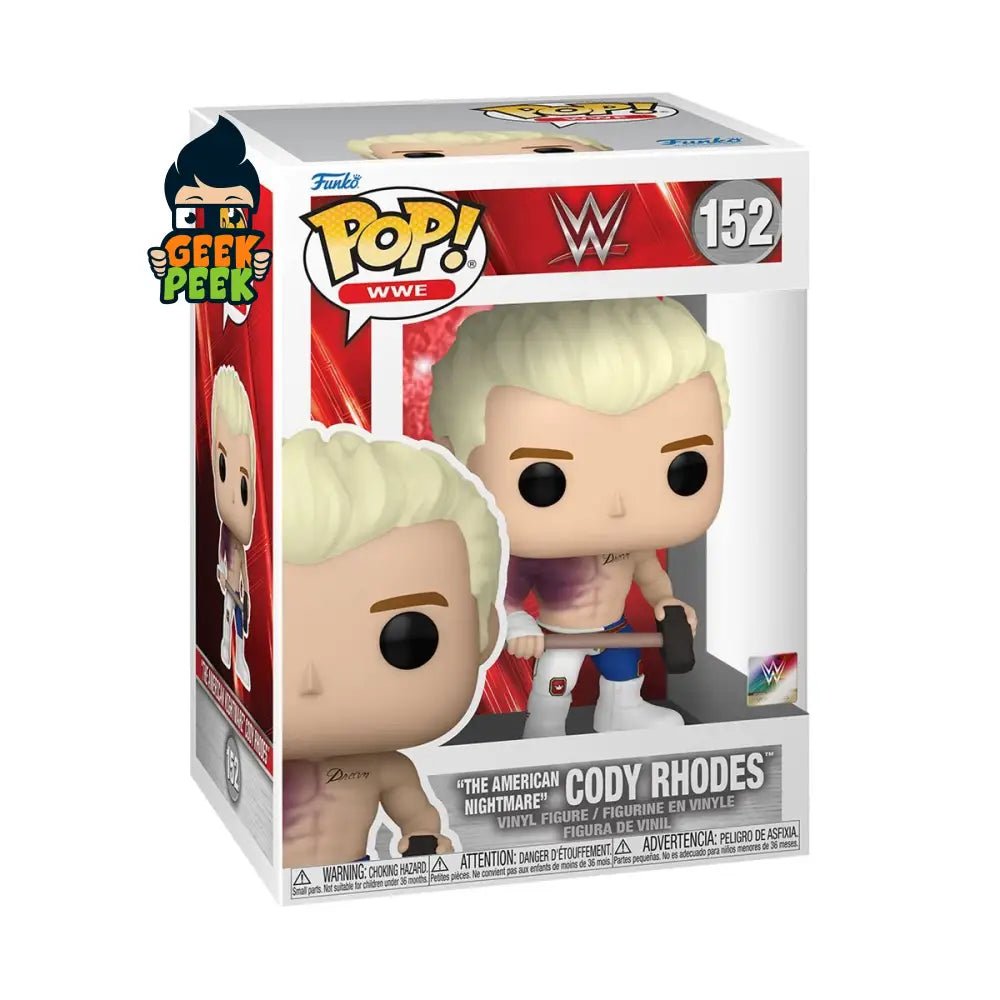 WWE The American Nightmare Cody Rhodes Funko Pop! Vinyl Figure #152 - GeekPeek